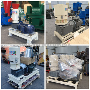 Usine biomasse bois moulin à granulés presse Machine avec moteur haute capacité 100-1000 kg/h sciure paille combustible solide granulés faisant la ligne - Product Image 6