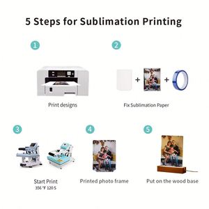 Customizable Sublimation LED <b>Night</b> <b>Light</b> Acrylic Photo Frame Warm White Emitting for Bedroom Decor - Product Image 6