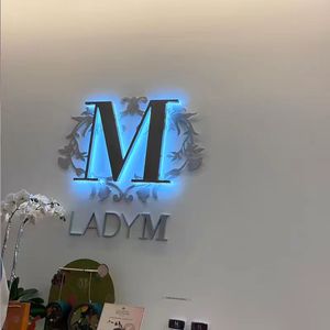 Chất lượng tốt nhất Electroplated LED bảng chữ cái thư ngoài trời 3D chiếu sáng Luminous signage Red Backlit Màu Công ty Logo tên - Product Image 4