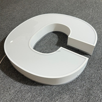 Enseigne LED 3D rétroéclairée pour extérieur/intérieur – Lettres en acrylique et métal pour la maison, le bureau, les hôtels, les bars – Enseigne publicitaire