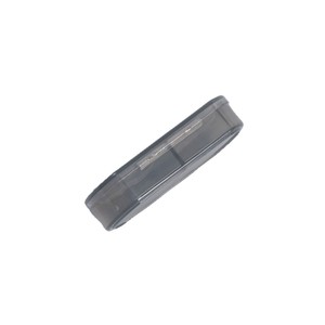 Pastillero portátil de dos compartimentos, caja de almacenamiento de medicamentos a prueba de polvo, sellada, de plástico transparente, para uso diario - Product Image 5