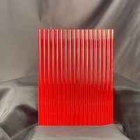 Panneaux de fenêtre en plexiglas ondulé, feuille acrylique ondulée, panneaux de fenêtre en plexiglas incassable pour la décoration