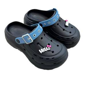 ग्रीष्मकालीन महिला एवा प्लेटफॉर्म आउटडोर मोटी-सोल्ड आर्क समर्थन क्लोग्स समुद्र तट जूते की ऊंचाई बढ़ाने वाले छेद कस्टम थोक लड़की क्लोन - Product Image 2