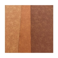 Feuille de similicuir laserable de qualité supérieure, brun clair/noir, 12 po x 24 po, avec adhésif - Collection Creekside