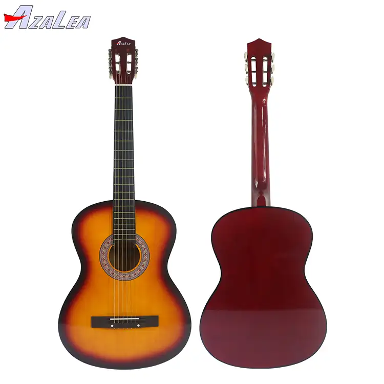 38インチ合板幅広プラスチック指板鋼弦クラシックアコースティックギターギター工場価格