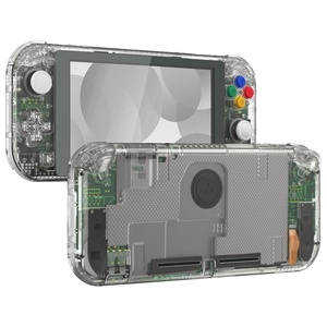 Carcasa Completa <span class=keywords><strong>Transparente</strong></span> con Acabado Brillante UV de EXtremeRate para <span class=keywords><strong>Nintendo</strong></span> <span class=keywords><strong>Switch</strong></span> Lite, <span class=keywords><strong>Funda</strong></span> Protectora <span class=keywords><strong>Transparente</strong></span> - Product Image 1