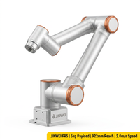 Cobot JINWEI FR5 de 5 kg y 922 mm, 6 Ejes, IP54, ISO 10218, CR CE, 2.0 m/s, 0.02 mm, para Manipulación de Materiales, Atención de Máquinas y Paletización
