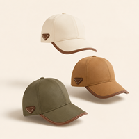 Nouvelle Casquette de Baseball Unisexe en Nylon de Haute Qualité à 6 Panneaux, Forme Triangulaire Inversée, Tendance, Formelle, Protection Solaire, Universelle et Assortie