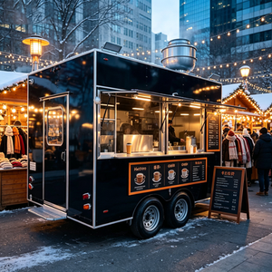 Remolque de Comida Móvil con Estación Comercial <span class=keywords><strong>para</strong></span> Hacer Waffles Belgas Frescos en un Centro de Esquí de América del Norte - Product Image 1