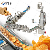 Machine industrielle entièrement automatique pour la fabrication de frites de pommes de terre, ligne de production de frites surgelées, fabricant de chips de manioc frais