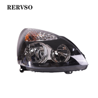 Lampe frontale de bonne qualité (noir) pour Renault Clio 01 Oem L 7701051769 R 7701051770 XF711-003B