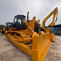 Bulldozer d'occasion SHANTUI SD22 à forte force de poussée, très demandé pour la remise en état des terres, le défrichement et la construction de carrières