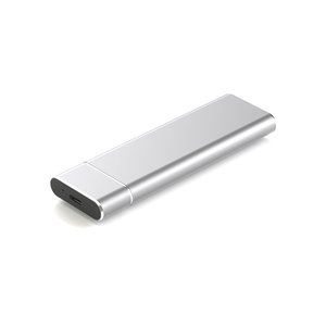 M. <span class=keywords><strong>2</strong></span> Nvme Ngff Aluminium Zilverachtige Laptop Ssd Externe Harde Schijf Case Mobiele Tas Voor Handige Opslag - Product Image 1