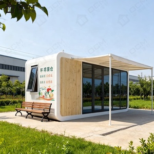 Cabaña de Lujo Tipo Cápsula de Apple, Casa Prefabricada, Mini Villa Modular, Resort Glamping, Airbnb, Cabaña de Jardín, Unidad de Vida al Aire Libre, Eco Resort - Product Image 5