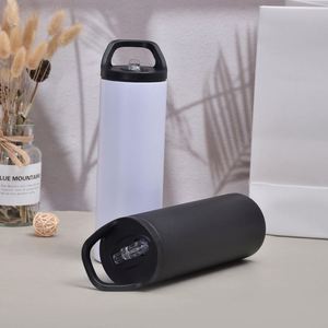 20Oz Double Wall Stainless Steel Tumbler Outdoor Portable Water <b>Bottle</b> With Straw Water Drinking <b>Bottle</b> - Product Image 3