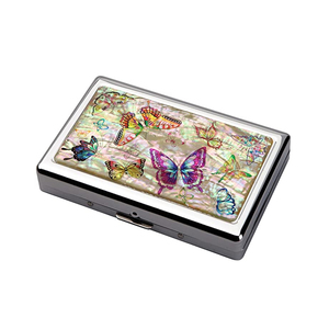 Boîte <span class=keywords><strong>à</strong></span> cigarettes rigide personnalisable en alliage de zinc étanche, <span class=keywords><strong>étui</strong></span> de rangement pour tabac, impression de logo et <span class=keywords><strong>photo</strong></span>, sublimation, cadeau d'affaires vierge - Product Image 5