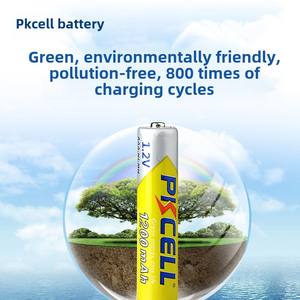 1.2v nimh aaaa बैटरी रिमोट कंट्रोल 1200 माह शेवर ए बैटरी 2500 मैह क्षमता के लिए धातु आवास के साथ - Product Image 3