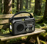 16000mAh Notfall-Radio AM FM Solar Handkurbel USB-A-Ausgang Tragbarer Empfänger für Zuhause und Outdoor