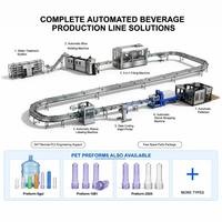 Machine de remplissage automatique industrielle monobloc 3 en 1 pour rinçage, remplissage et bouchage de liquides, eau minérale pure et boissons