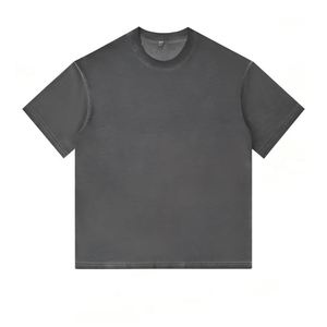 230GSM Dual Color Gradient Batik Washed <b>T</b>-<b>Shirt</b> 100% Cotton Drop Shoulder Retro Crew Neck Custom Logo Tee - Product Image 4