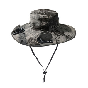 Sombrero Solar para Exteriores con Ventilador, Impermeable, Transpirable, de Poliéster, para Pesca, Camping, Senderismo y Navegación - Product Image 5