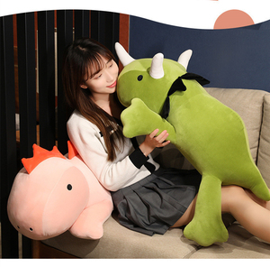 Grande dinosauro ponderato peluche cartone animato ansia appesantito animali di peluche cuscino peluche regalo di compleanno per bambini per bambini - Product Image 6