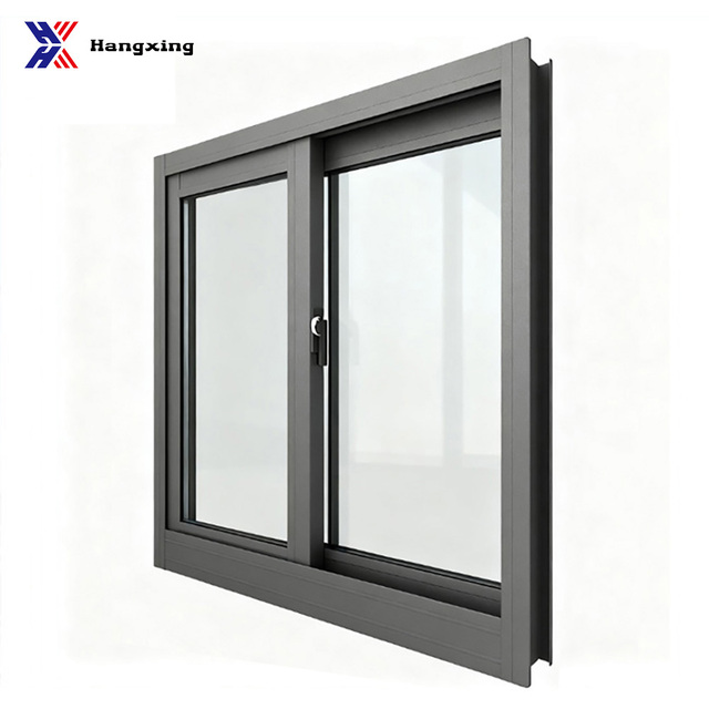 Custom Soundproof Thermal Break Aluminum Sliding Window Double Glazed Tempered Glass for Residential Villa