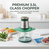 Hachoir à viande de haute qualité 1000W en acier inoxydable 304 à 4 lames avec fonctionnement silencieux et hachage rapide pour usage domestique et commercial