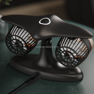 Exclusivité TIKTOK Ventilateur de Refroidissement en Forme d'Avion Ventilateurs de Bureau Brevetés Style Populaire en Plastique Durable pour Utilisation en Voiture, en Extérieur et au Garage - Product Image 4