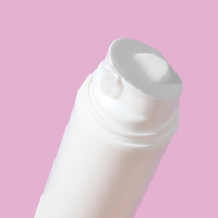 Flacons de lotion sous vide en plastique PP - Contenants sans air de couleur personnalisée avec logo imprimé à l'écran pour les produits de soin de la peau (plusieurs tailles)