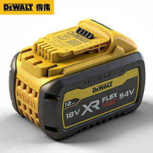DCB548 DeWalt 18V 54V <span class=keywords><strong>XR</strong></span> 12Ah แบตเตอรี่ลิเธียม FLEXVOLT เอาต์พุตสูงสำหรับการปรับปรุงการก่อสร้างการดูแลสวน - Product Image 1