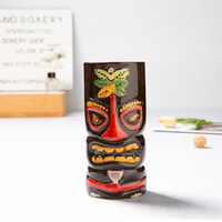 Mugs à cocktail en porcelaine 3D sur le thème de la Terre des Oiseaux, style Tiki classique, pour Pâques, tasses à bière en céramique, mugs Tiki Hawaï.