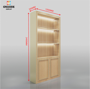 Lussuose vetrine in legno con illuminazione a LED per negozi di fumo negozio al dettaglio espositore e forniture per casse