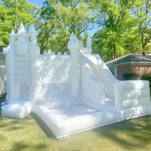 Tiệc cưới thổi lên màu trắng lớn nhà bị trả lại <span class=keywords><strong>Inflatable</strong></span> thương mại trẻ em nhảy lâu đài bouncy <span class=keywords><strong>Inflatable</strong></span> bouncers cho bữa tiệc - Product Image 4