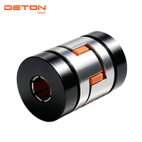 Accouplement flexible en alliage d'aluminium LFZ Plum Blossom, connecteur de type flexible, accessoire de connexion pour moteur servo à entraînement par vis DETON, alésage 20 mm