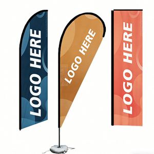 Drapeaux publicitaires personnalisés grand format pour extérieur, bannières de plage, conception gratuite, événements sportifs, publicité volante - Product Image 1