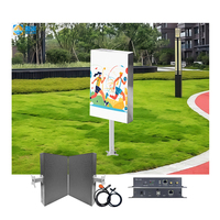 Écrans LED numériques carrés pour publicité extérieure, murs vidéo, TV, simple ou double face, pour affichage en vitrine
