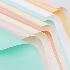 Elegante estilo coreano impermeable Macaron Color sólido flor fresca papel de regalo elegante papel de regalo Material de embalaje - Product Image 1