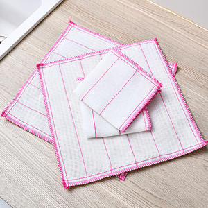 Éponge de cuisine rectangulaire en coton pur, épaisse, pour casseroles et poêles, cinq couches, couleur unie - Product Image 5