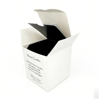 Boîte à bougies de luxe personnalisée avec logo QT1507, boîte en papier ondulé pliable, emballage personnalisé pour bougies