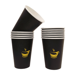 Op maat bedrukte, wegwerpbaar, enkelwandige, recyclebare witte papieren bekers voor koffie/thee/sap met flexografische bedrukking en aangepaste opties - Product Image 2