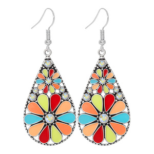 Bohemian Tassel <b>Drop</b> Earrings Alloy Antique <b>Bronze</b> Plated Women's Party Jewelry Fashion Statement Earrings - Product Image 5