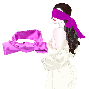 Masque pour les yeux en satin doux SM pour couples, jeu de rôle, bondage, bandeau pour les yeux, masques de sommeil confortables - Utilisation sexuelle vaginale - Product Image 5