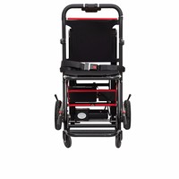 Chaise élévatrice électrique 160 kg pour escaliers, chariot de sauvetage, fauteuil roulant à batterie lithium, chariot de traction