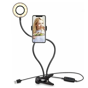 ที่ยึดโทรศัพท์แบบวงแหวนพร้อมไฟ LED สำหรับถ่ายภาพ วิดีโอ และเซลฟี่ - Product Image 5