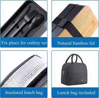 Boîte à lunch promotionnelle, boîte à bento de qualité alimentaire pour enfants et adultes, boîte à lunch double couche en PP avec sac à lunch et logo personnalisé