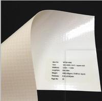 Livraison rapide Rouleaux de bâches flexibles Matériel PVC Frontlit laminé à chaud Brillant 440g/13OZ Épaisseur 0,38-0,39mm