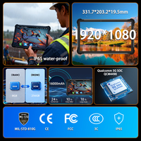 Tablet Robusta OEM de 13 Pulgadas, Android 13, Qualcomm QCM4490, Tablet Industrial 5G, Batería de 16000 mAh para Uso Médico y Sanitario
