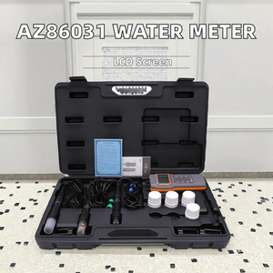 เครื่องวัดคุณภาพน้ำพลาสติก AZ86031 วัดค่า pH ค่าการนำไฟฟ้า ความเค็ม อุณหภูมิ และออกซิเจนละลายในน้ำ รองรับ OEM ปรับแต่งได้ - Product Image 2