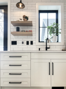 Meuble de cuisine blanc shaker CANA sur mesure OEM, armoire de cuisine modulaire à fermeture amortie avec espace pour évier, prix d'usine, vente en gros - Product Image 6